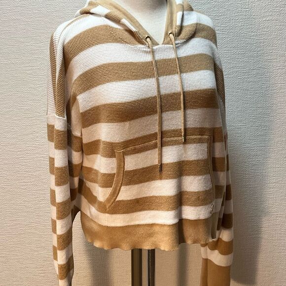 NWOT Michael Michael Kors Striped Hoodie - Picture 1 of 10